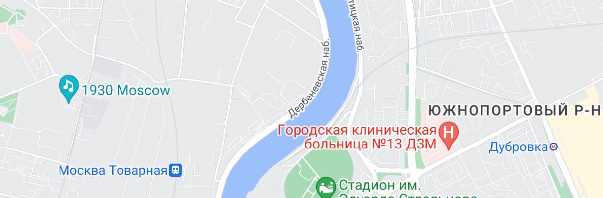 We are on the map of Moscow