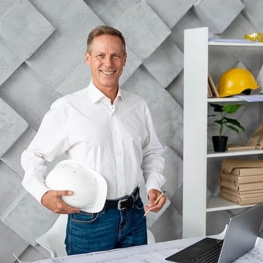 Человек работает